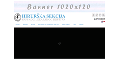 Desktop Screenshot of hirurskasekcija.org.rs